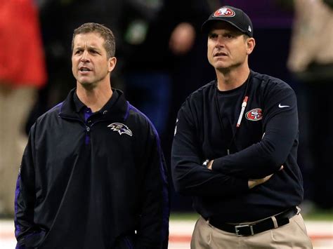 did the harbaugh brothers play football